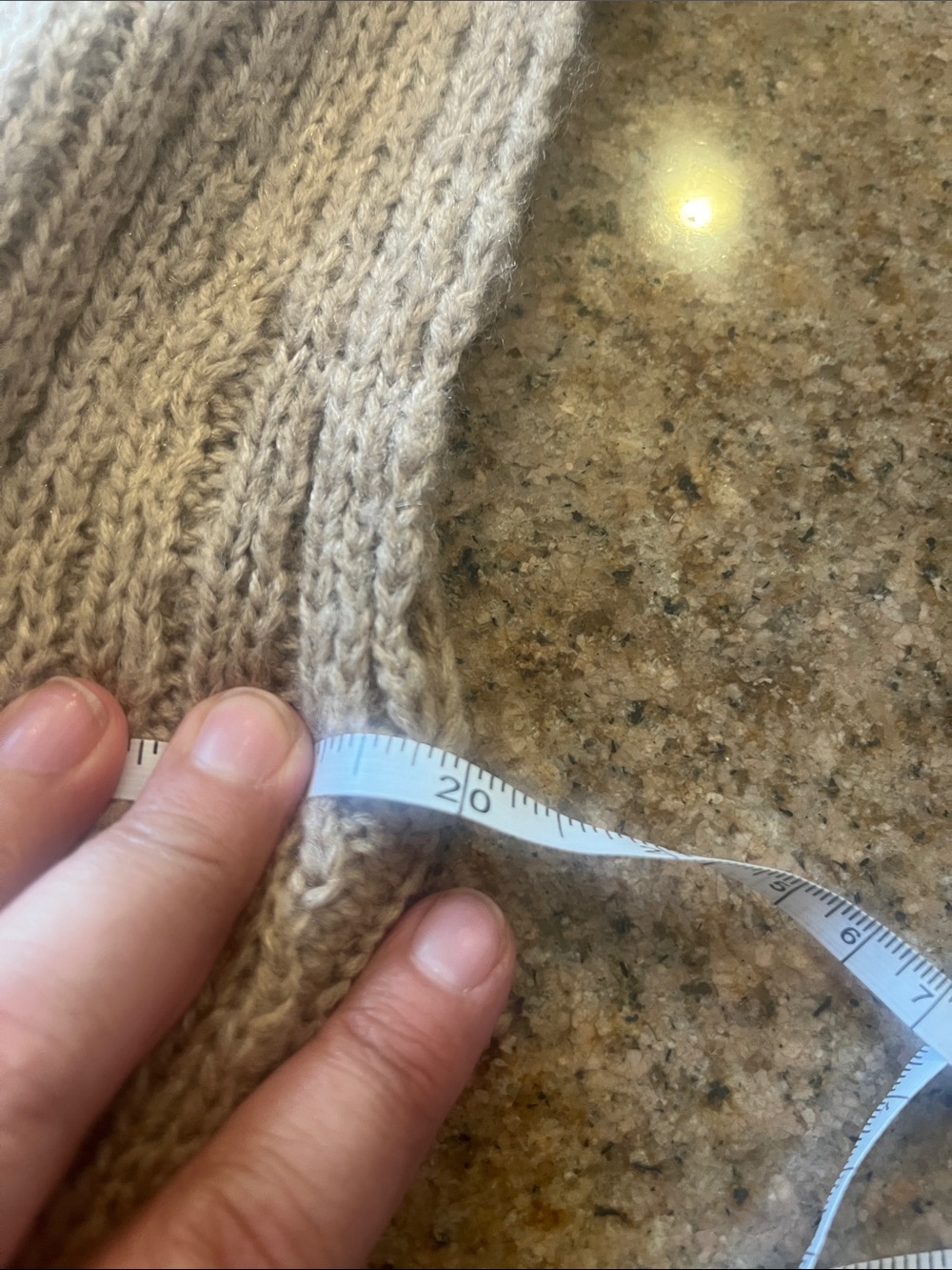 Oliver. o Braided Front Knit Wrap Sweater - Taupe - Picture 5 of 5